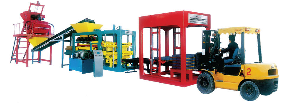 Cement-Brick-Automatic-Forming-Machine